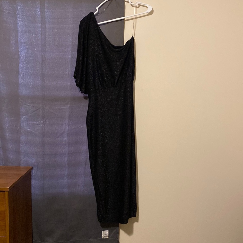 One shoulder high low dress